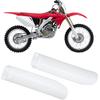 Acouto Motocross Front Fork Guard Covers for CR125 CR250 CE500 CRF450 CRF 250 Motocycle Fork Guard Protector White Front Shock Guard Cover