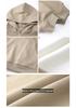 Hongshan Autumn 2025 Women's Age-Reducing Solid Color Long Sleeve Plus Velvet Hoodie
