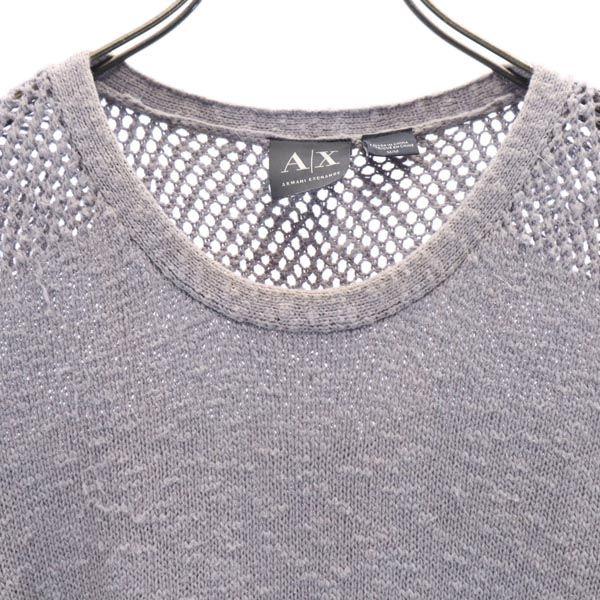 ARMANI EXCHANGE Long sleeve sweater M Gray knit Men's Used