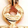 Used Givenchy G Logo Gold Necklace Vintage