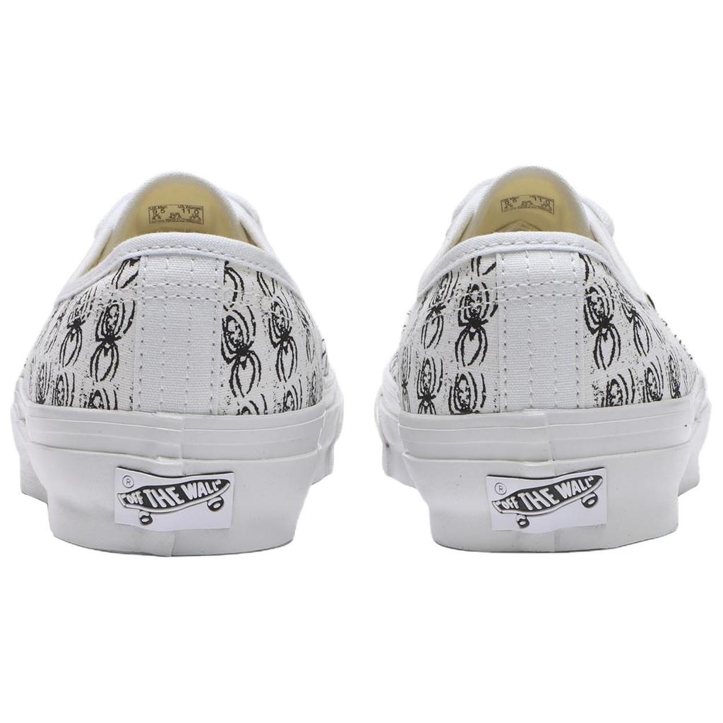 Vans X Ed Davis Premium Authentic 44 Comfortable Fit Skate Shoes Unisex Skate Shoes White VN000EAKTWB