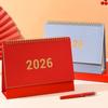 Stable Base 2026 Desktop Calendar Writable Memo Standing Flip Calendar  Time Management