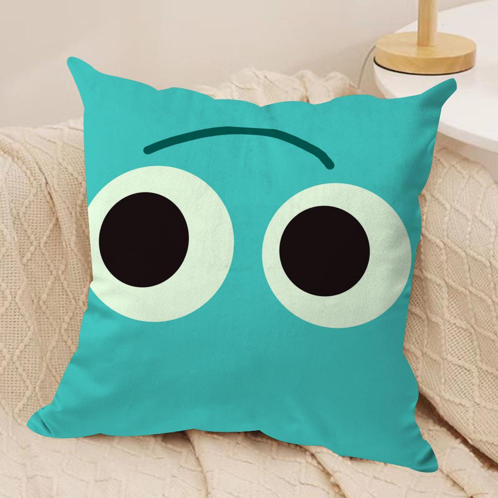 Federa Cuscino Anime The Bumble Nums Peluche Corto Setoso Stampa Double-Sided Federa per Cuscino per Divano Tutte le Stagioni Decorazione Casa Regalo