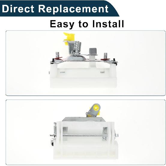 Exterior Door Handle for Mitsubishi Pajero Montero 1990-2001 Durable No.MB669338 | Rear Door Handle White 1 Pc