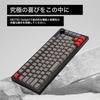 BAROCCOMiSTEL MD750 Delight JIS Keyboard G Pro Red 86 Black PBT Gateron Keyboard with RGB LCD Rollover Support Japanese Distributor (Japanese