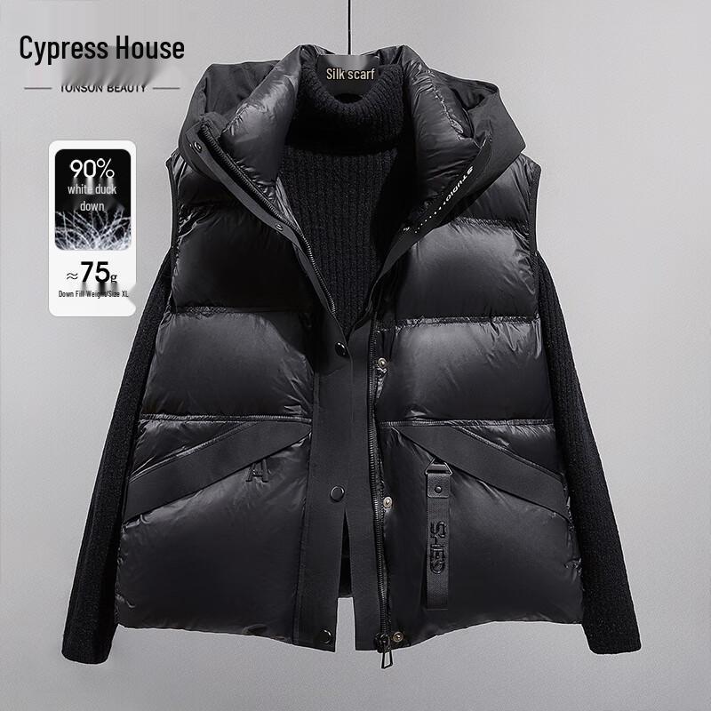 

Women s Hooded 90% Duck Down Vest XL