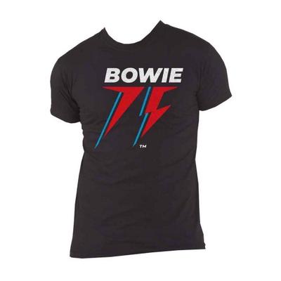 David Bowie Unisex Adult 75th Logo Cotton T-Shirt