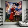 Inuyasha Complete Series Tapestry Background Cloth Fashion Print Soft Wall Covering Decoration Home Decor
