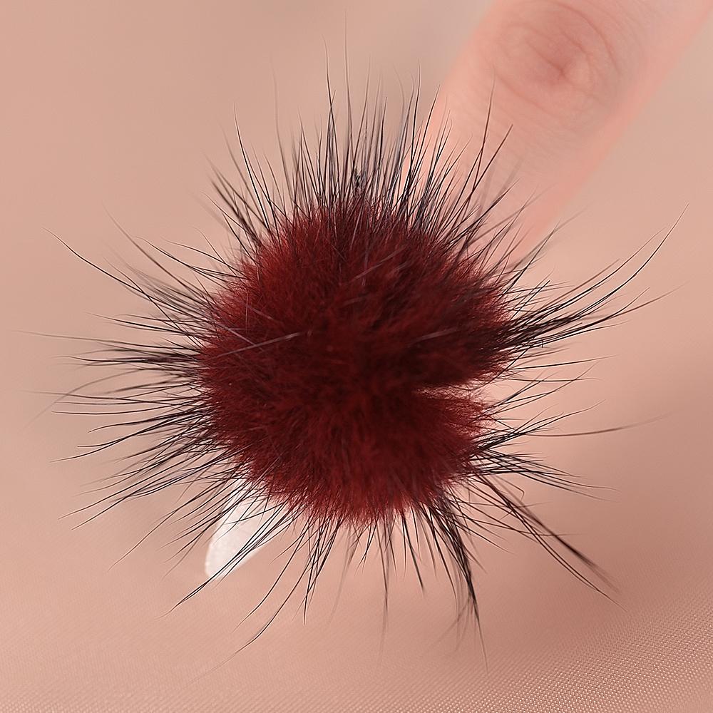 

KADS 5 шт., пушистые помпоны для ногтей, украшения, магнитный съемный помпон для дизайна ногтей, очаровательный плюшевый шарик для 10 цветов, плюшевый шарик для ногтей 06