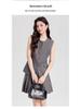 Damen Petites Grau West & Rock Set - Schmal geschnitten, Professionell, Frühling/Sommer Stil