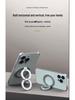 Magnetic Phone Holder and Case with Double Ring and Dual-Sided Metal Stand for Desktop and Car Mounting