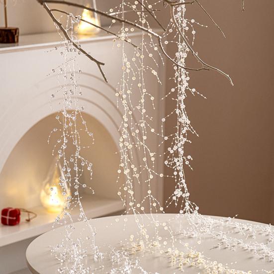 Christmas Tree Pendant DIY Hanging Ornament Festive Atmosphere Bead Strings for