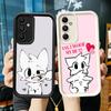 Phone Case for Samsung Galaxy A17 A16 A15 A14 A13 Cute B-Boykisser Catoon A56 A36 A26 A55 A35 A25 A54 A34 A24 A53 A33 A23 A07 A0