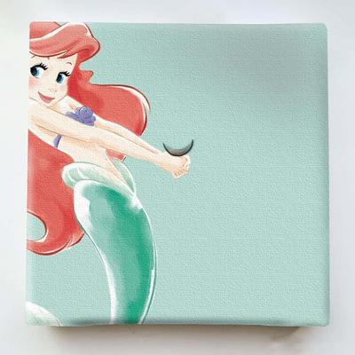 Art Deli Ariel Poster 20cm X Disney Made In Lightweight Panel, 20cm, Princess, Japan, Fabric, IKE-DSNY-2106-25