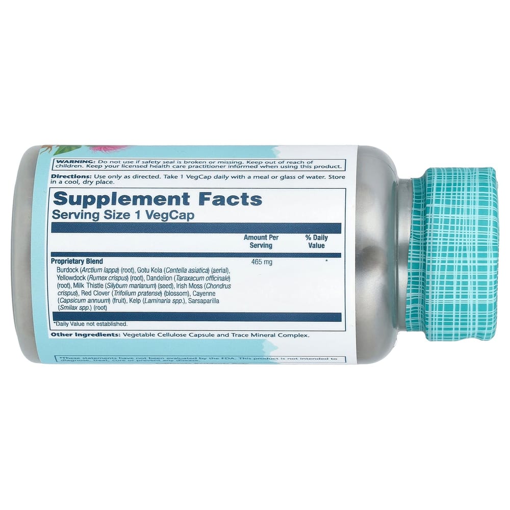 Solaray Skin Blend SP-4 Veggie Capsules, 100 Count