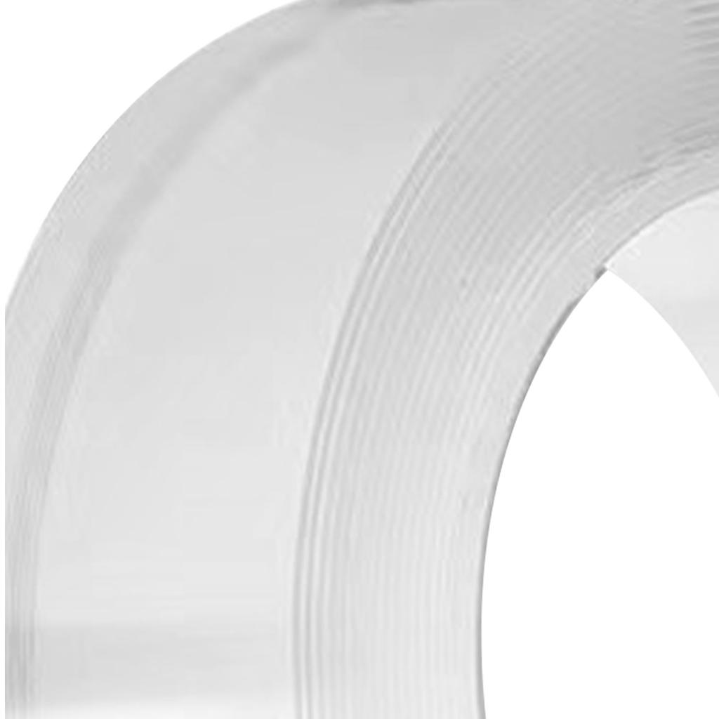 1 Roll Double Sided Mounting Tape Prevent Slip Strong Fixation Washable Transparent Adhesive Tape