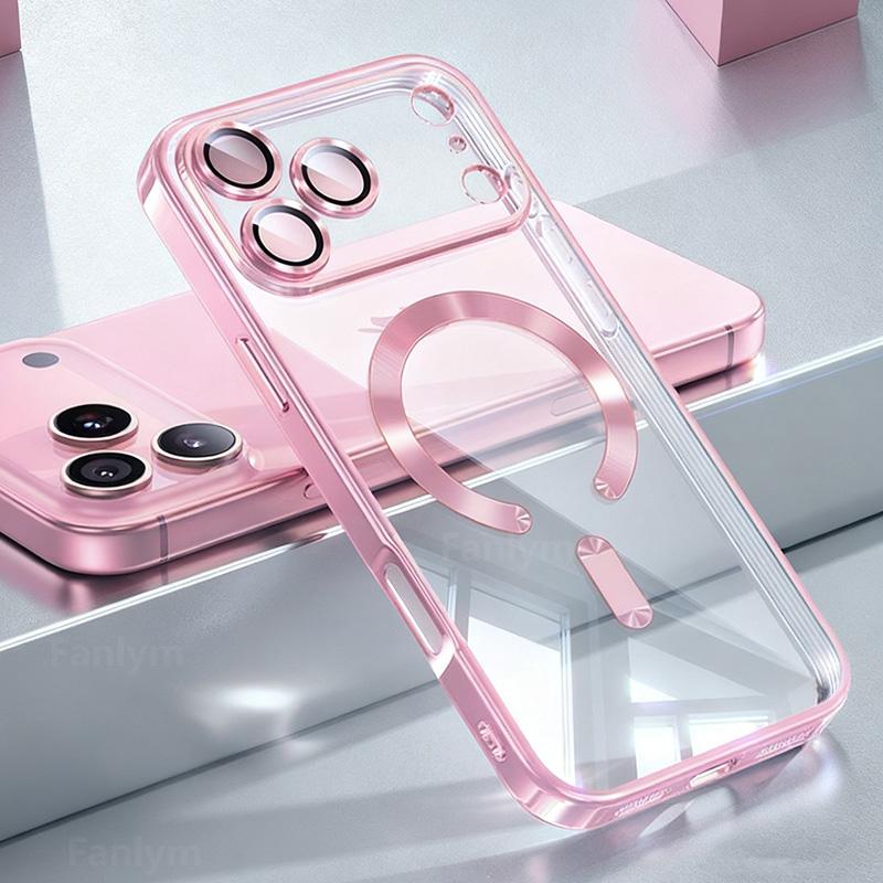 TPU Kameraschutz Für Magsafe Handyhülle Für iPhone 17 16 15 14 13 12 11 Pro Max Plus Air Transparente Hüllen Abdeckung funda