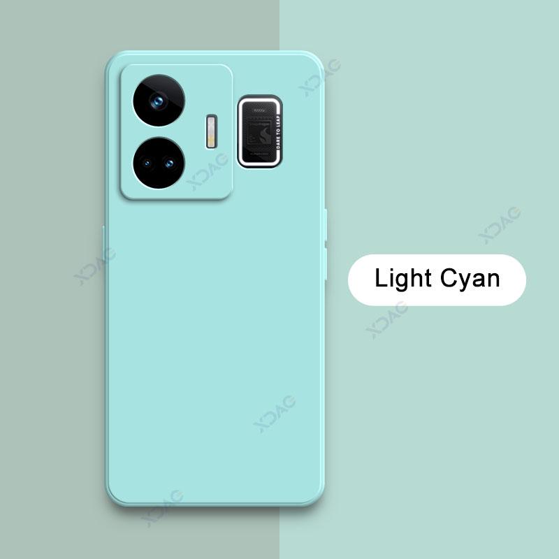 Mobile Covers for Realme GT Neo 5 5G Soft Luxury Square Liquid Silicone Phone Cases RealmeGT Neo5 GTNeo5 240W Double Liner Coque