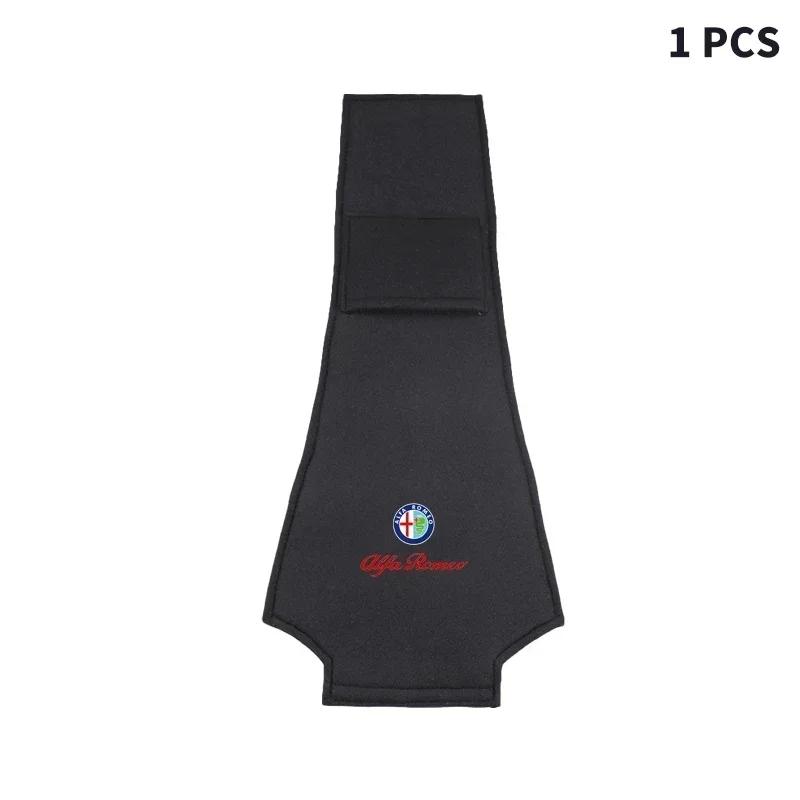 

1PCS Car Headrest Cover Universal Interior Accessories For Alfa Romeo 159 Giulietta 156 147 Giulia Mito GT Stelvio Spider чёрный