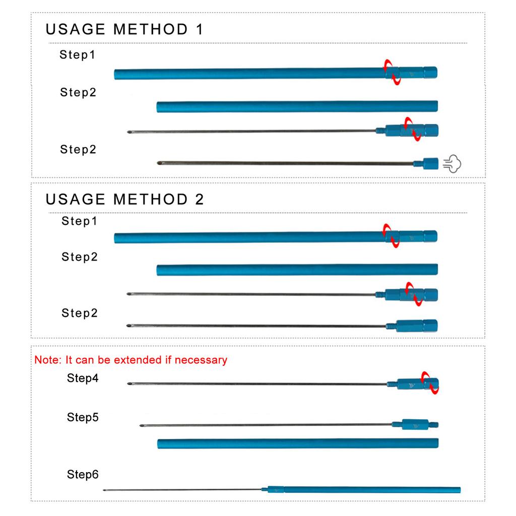 Saltwater Fish Venting Tools Fish Deflation Tool Fish Venting Hollow Needle Portable Fishing Tackle Driller Gas Needle