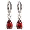 1pair New Fashionable Zircon Earrings with Female Sweet Tassel and Personalized Light Luxury Medium To Long Water Drop Earrings