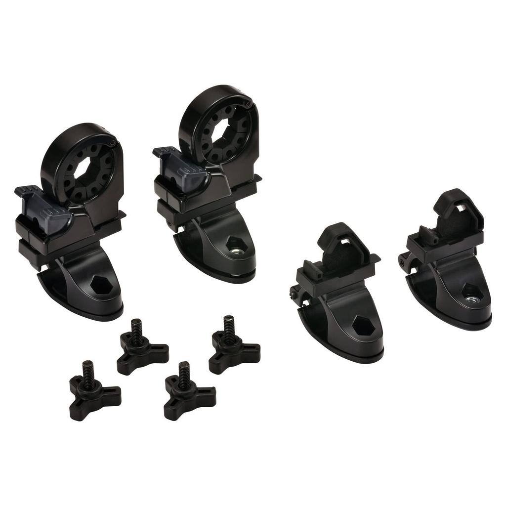 CARMATE Crossride Serie In-Car Aufbewahrungsoption Rutenhalter für Hängeleiste (NS114) zum Angeln