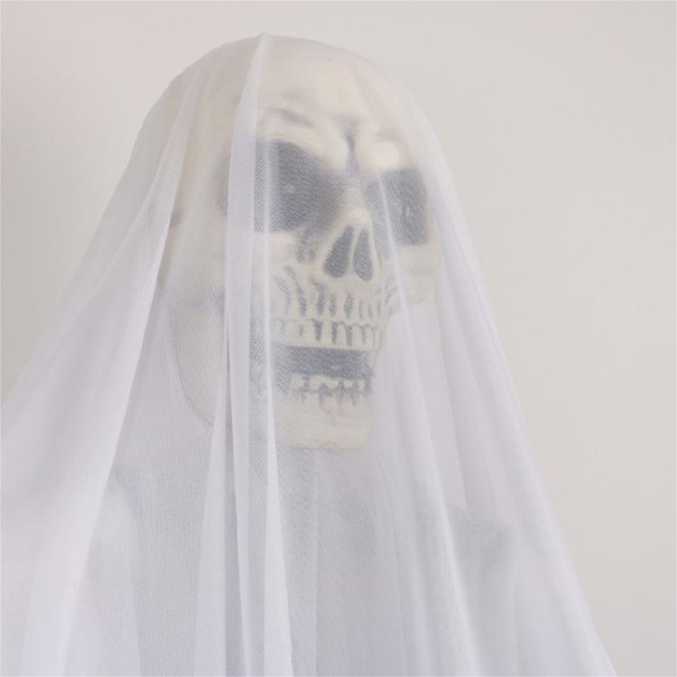 Furchteinflößende Sensenmänner Unheimlich Realistische Halloween Schädel Requisiten mit Sprachaktivierten Geräuschen Partydekorationen
