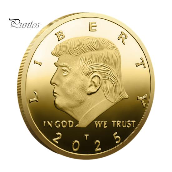 

Памятная монета Liberty, металлическая монета с изображением Трампа, 47-й президент США, коллекционный жетон, подарок сторонникам MAGA/KAG 1pc золотистый