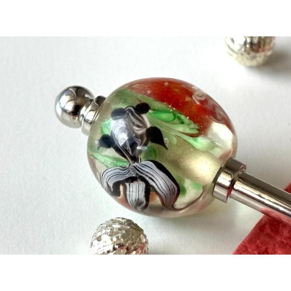 Used Hairpin, black goldfish and red goldfish, single hairpin, dragonfly ball, dragonfly ball, dragonfly ball