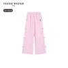 Teenie Weenie Kids Girl's Lace Bow Loose Straight Long Pants