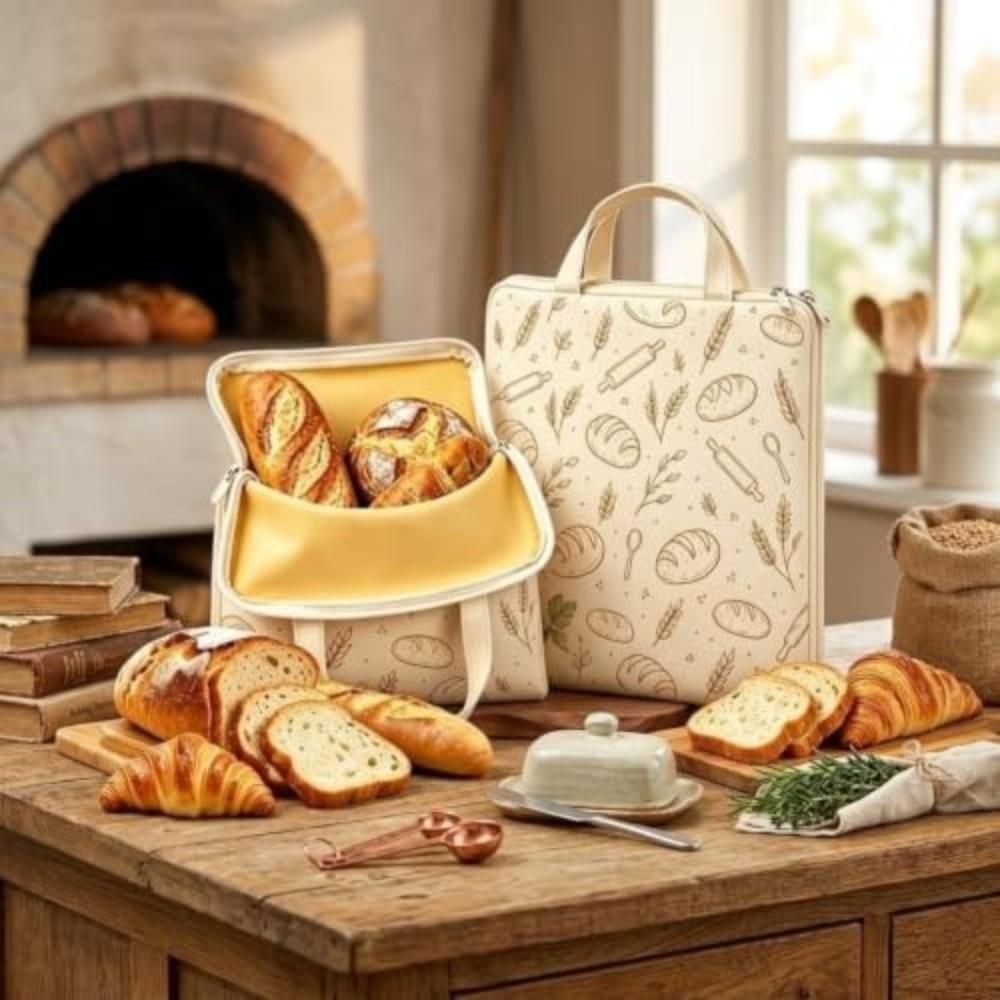 Beeswax Baguette Storage Bag Reusable Food Storage Bag Toast Storage Bag Baguette Toast Storage