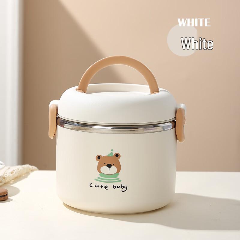 

Cartoon Handle 304 Stainless Steel Double-Layer Insulated Lunch Container