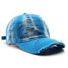 Women Outdoor Travel Baseball Cap Vintage Unisex Male Sports Hat Ripped Distressed Snapback Hat Adjustable Trucker Caps Tl001