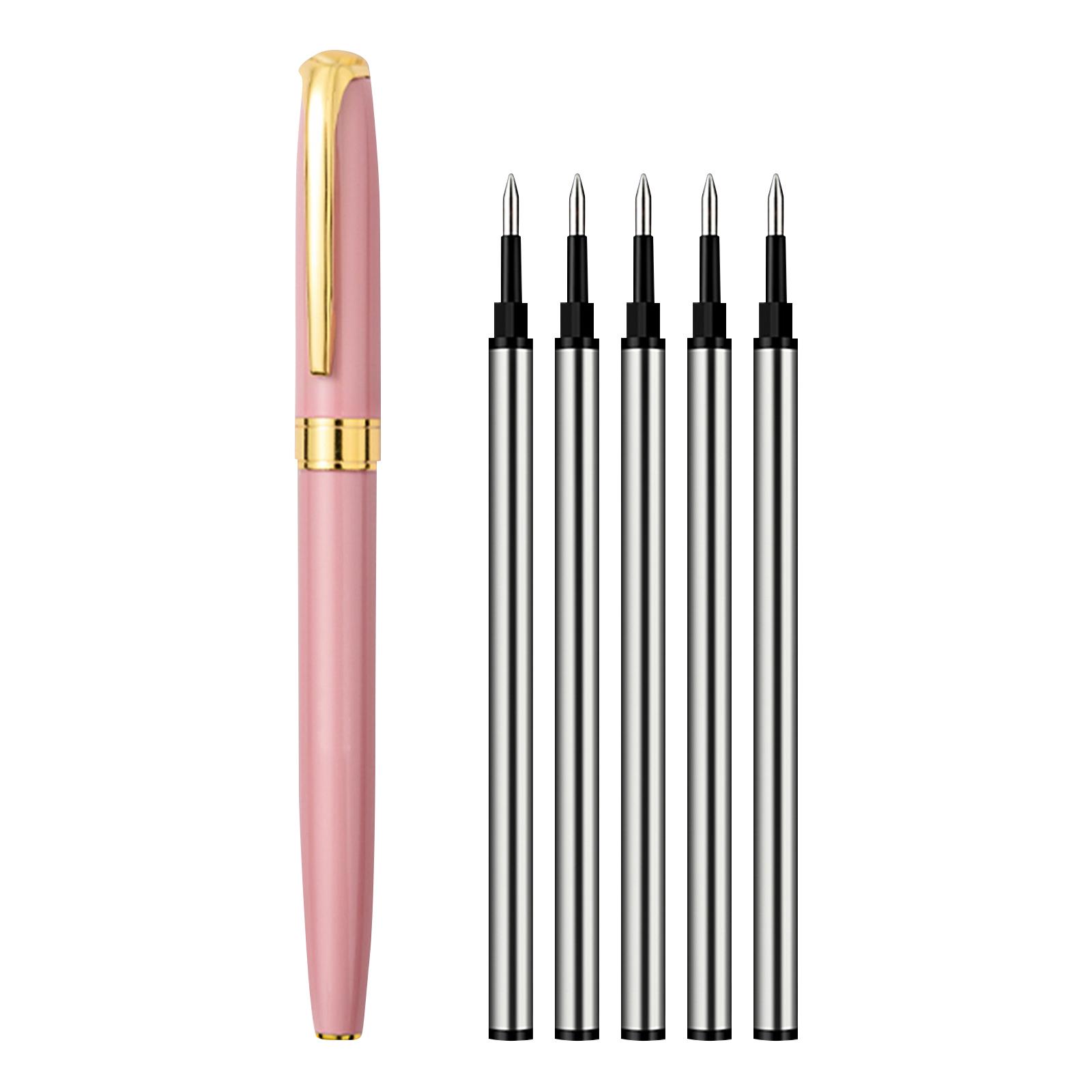 

Personalized Engraved Ballpoint Pen With Black Refill High-end Metal Carbon Fiber Pen For Men And Women Perfect As A Gift includes 5 Refills . 3ml One Size розовый