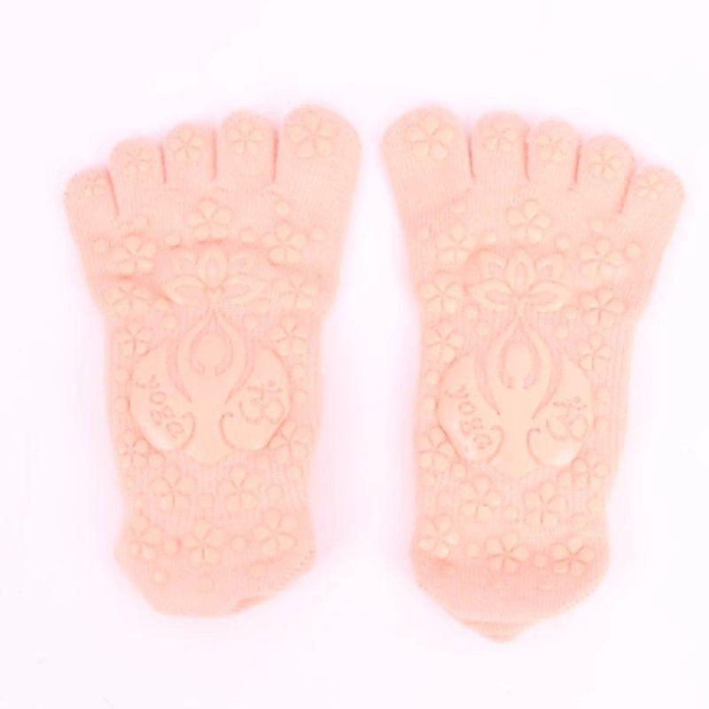 

Yoga Socks Non Slip Professional Women s Toe Socks Small Size Fitness Non-Slip Socks Room Socks Adult Pilates Socks Y085-Orange (36-size 39 Upgrade)