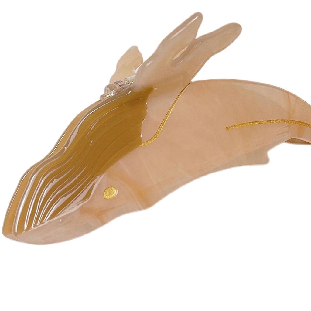 Shark Hair Claw Clips Jaw Clip for Women Girls Long Beige