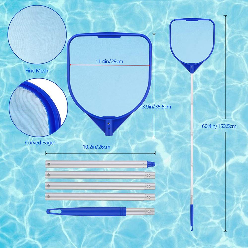 Swimming Pool Net Pool Skimmer Net Leaf Skimmer Swimming pool cleaning net with telescopic pole pool cleaning supplies