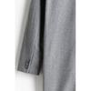 H M Wool Blend Coat Grey Melange