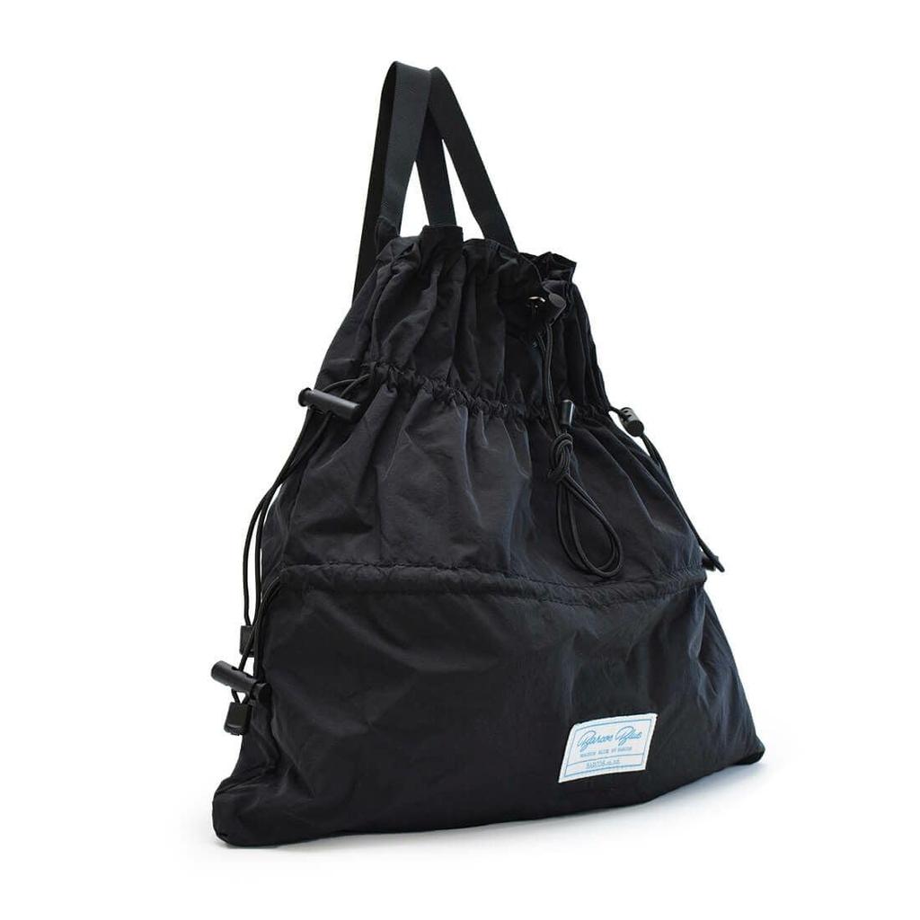 Drawstring Travel Black [Barcos Blue] Bag, Lightweight, Durable, Outdoor, Bag, Stylish,