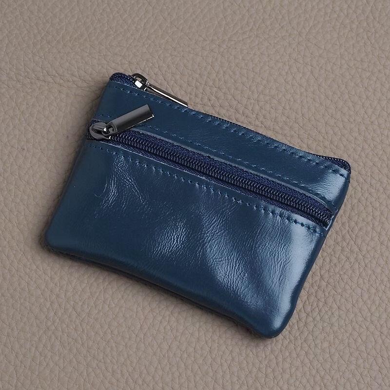 DAXTE Унисекс Ретро Кошелек для мелочи и держатель для карт из натуральной кожи