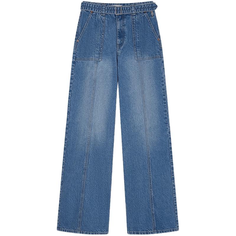 Teenie Weenie Bear Women s Straight-Leg Washed Jeans S