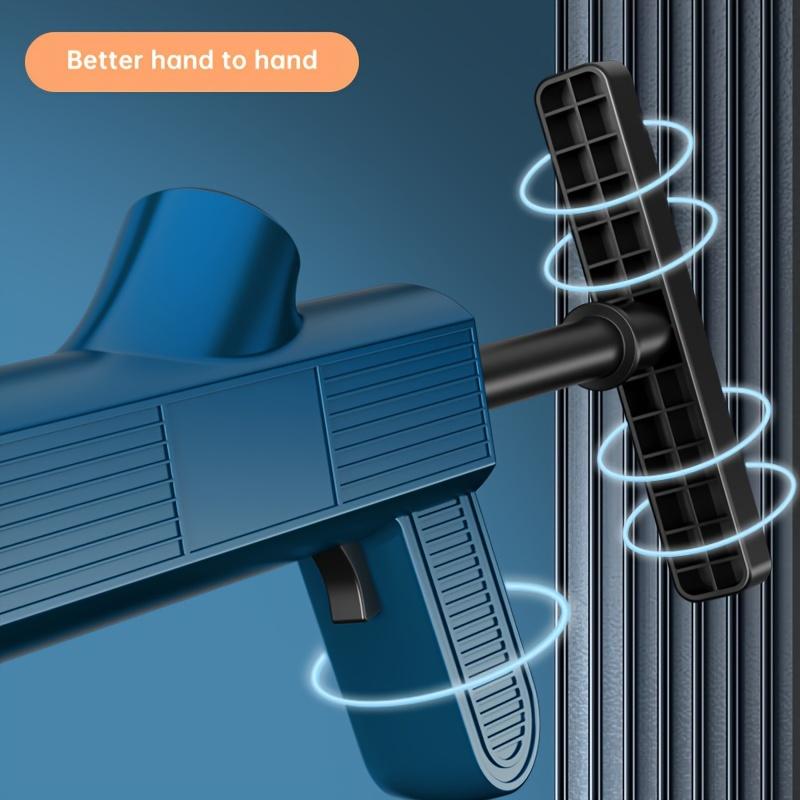 Drain Unclogger, Toilet Plunger Set, Drain Clog Removal Tool, High Pressure Air Drain Gun with Visual Air Pressure Gauge, Stainless Steel