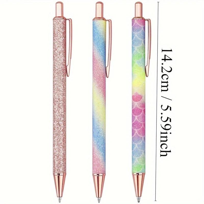

Crown Glitter Ballpoint & Rollerball Pen Set - Cute Cartoon Design for Office & Gifts Bullet Type 0.7mm