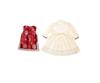 Girls' Retro Chinese Style Autumn Suit - Waistcoat & Dress Two-Piece Set