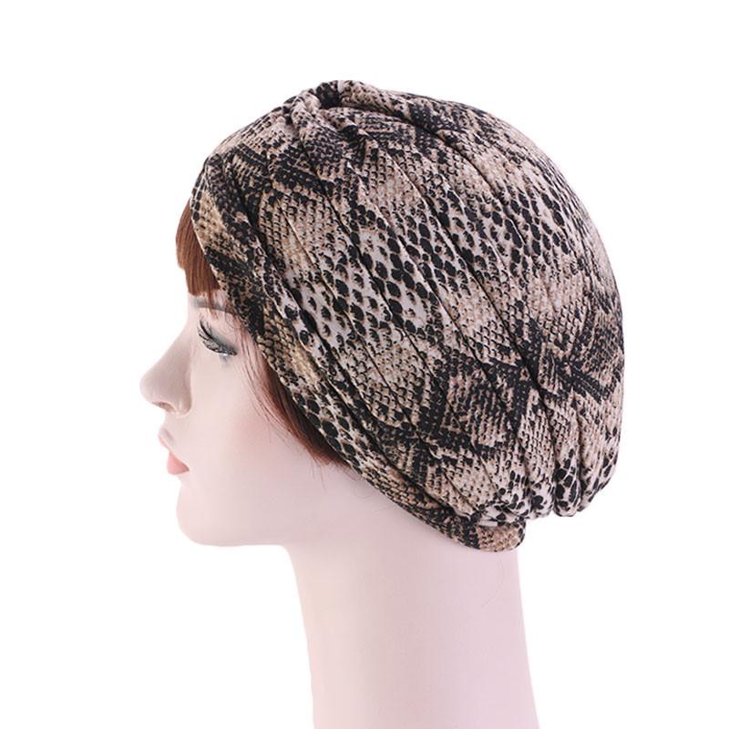 Ethnic cotton headscarf cap, Indian cap, chemotherapy cap TJM-412