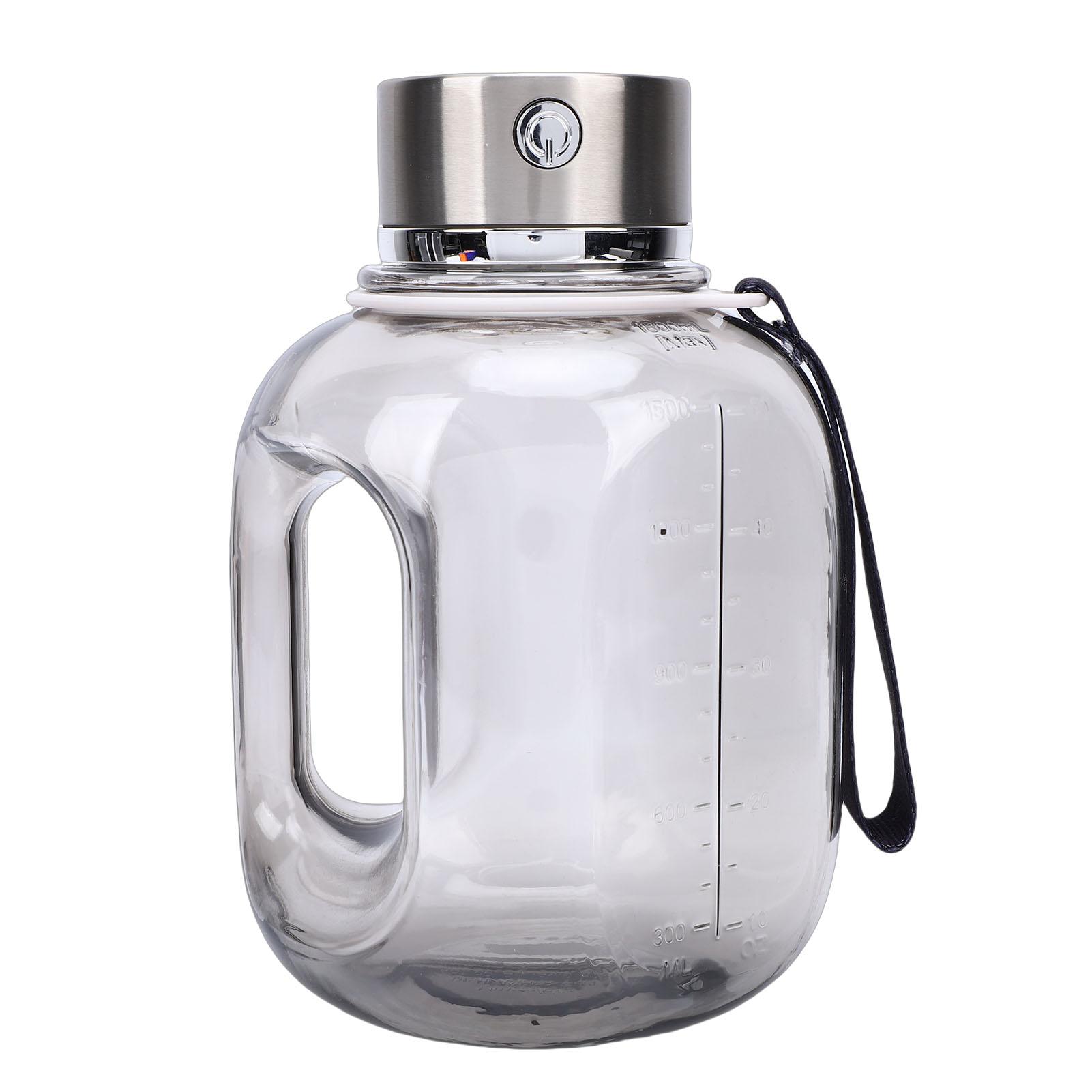 

1.8L Hydrogen Water Bottle Generator 300 1800ppb Hydrogen Rich Water Machine with Leak Proof Wide Mouth Handle