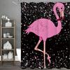 Pink Flamingo Shower Curtain, Bathroom Decorative Shower Curtain, Waterproof Shower Curtain with Hooks