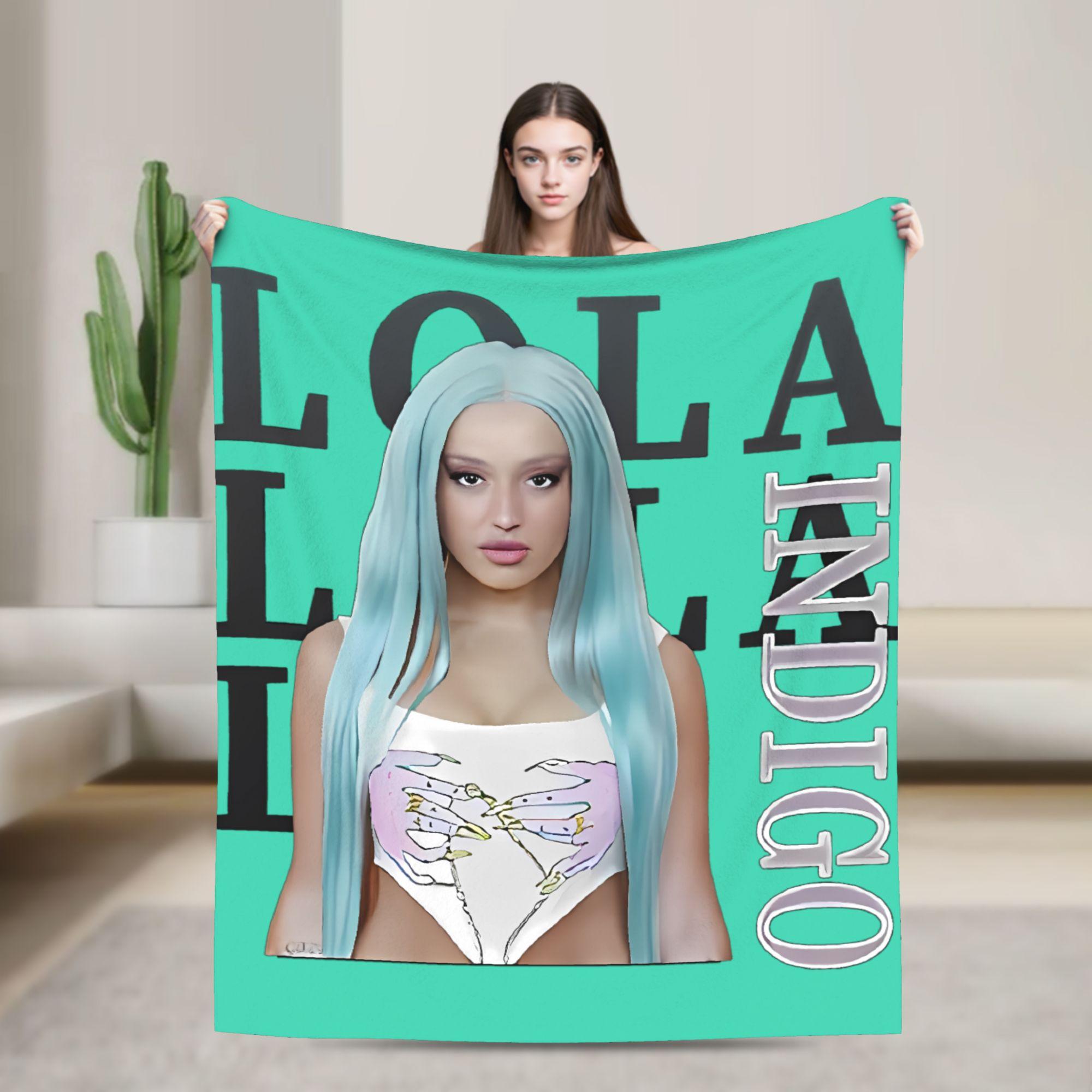 

L-Lolas I-Indigos 2025 Tour Blankets Super Soft Comfortable Plush Throw Blanket For Outdoor Picnic Flannel Bedspread Bed Cover 30x40in