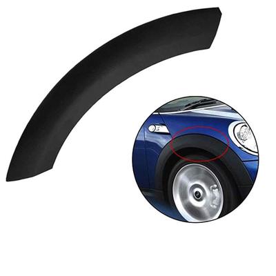 4 ks černé gumy pro Mini Cooper 02-08 Krytka ozdobného lemu horního oblouku blatníku kapoty a kola