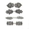 1 Pair New Blouse Shirt Lapel Collar Cardigan Clip Women Girls Vintage Shiny Crystal Pin Brooch Cape Cloak Clasp Fixing Clip